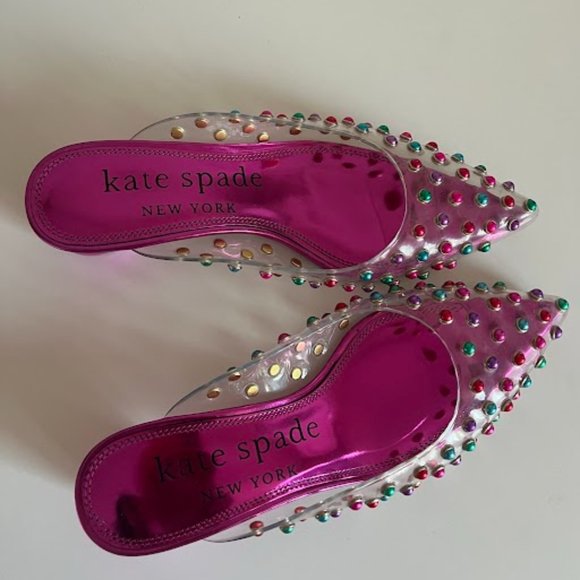 KATE SPADE New York Honor Pumps Clear (SIZE 5B, FITS US 6) - Picture 1 of 5